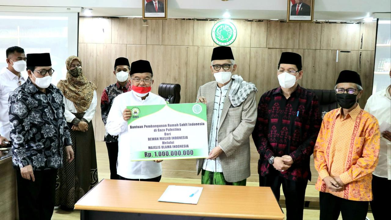 Dewan Masjid Indonesia Beri Bantuan Rp 1 Miliar Untuk Pembangunan RS di Hebron Palestina